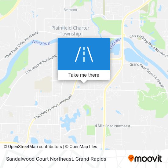 Sandalwood Court Northeast map