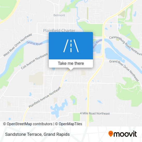 Sandstone Terrace map