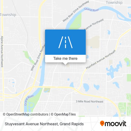 Stuyvesant Avenue Northeast map
