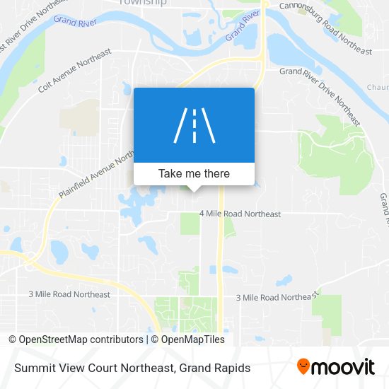 Summit View Court Northeast map
