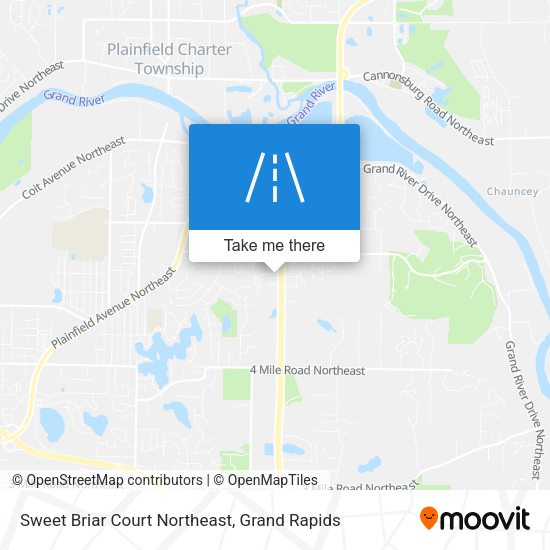 Mapa de Sweet Briar Court Northeast