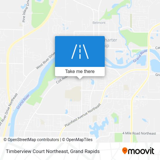 Timberview Court Northeast map