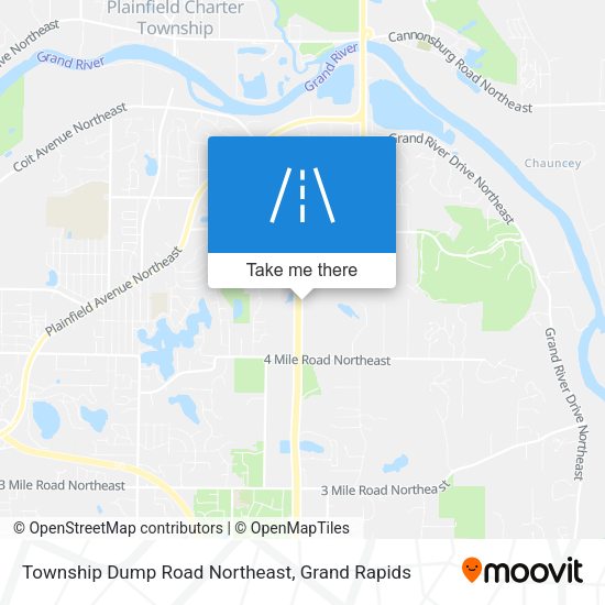 Mapa de Township Dump Road Northeast
