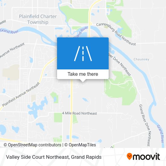 Mapa de Valley Side Court Northeast
