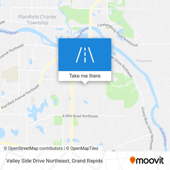 Mapa de Valley Side Drive Northeast