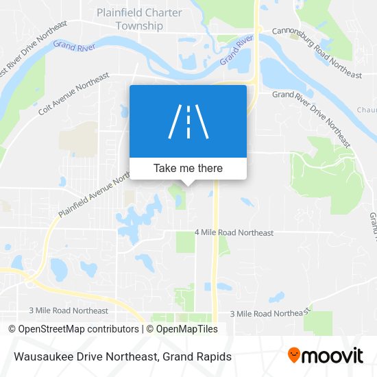 Wausaukee Drive Northeast map