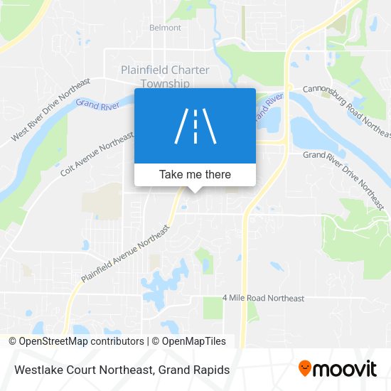Westlake Court Northeast map