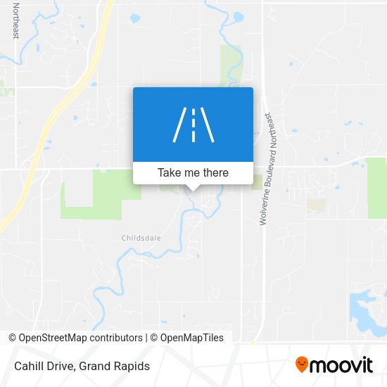 Mapa de Cahill Drive