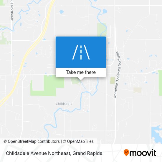 Childsdale Avenue Northeast map