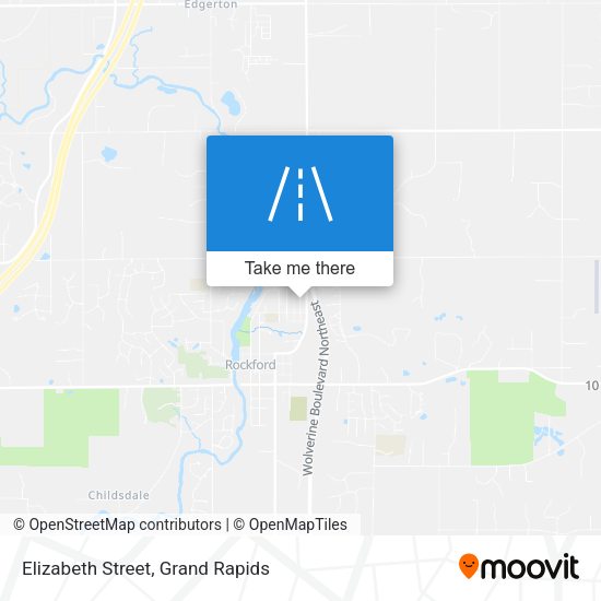 Mapa de Elizabeth Street
