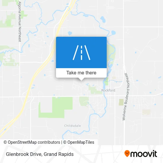 Mapa de Glenbrook Drive