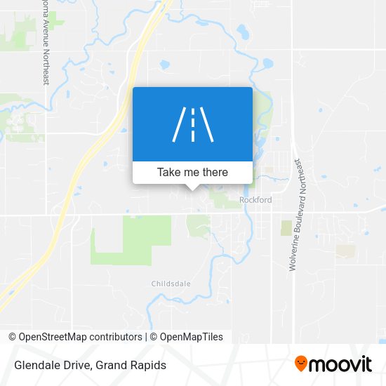 Mapa de Glendale Drive