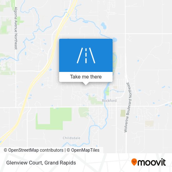 Glenview Court map