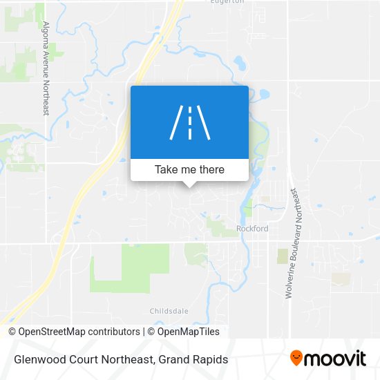 Glenwood Court Northeast map