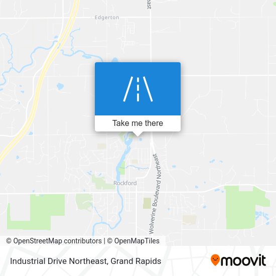 Industrial Drive Northeast map