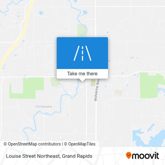 Louise Street Northeast map