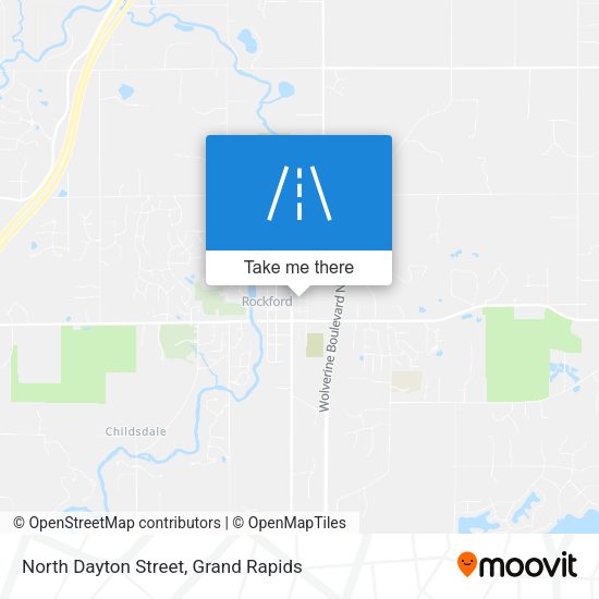 North Dayton Street map