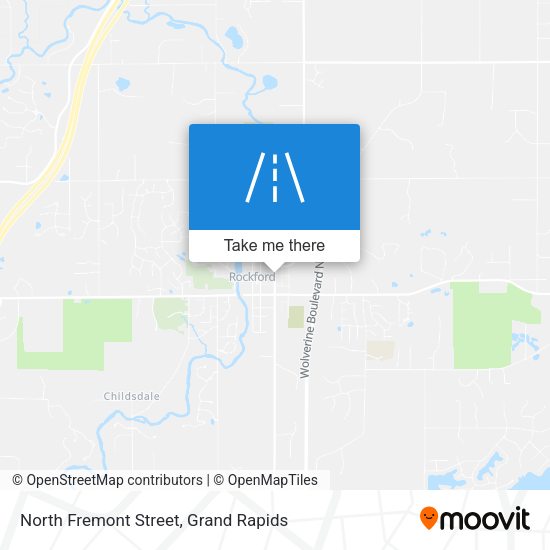 Mapa de North Fremont Street