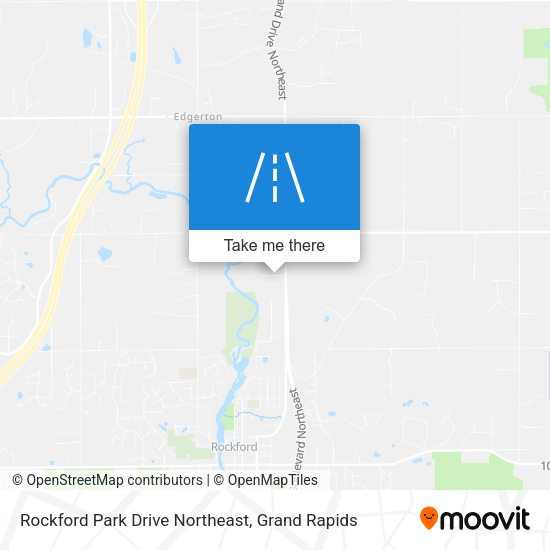 Rockford Park Drive Northeast map