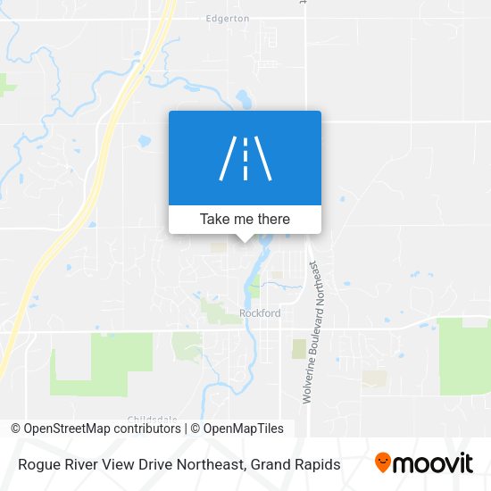 Mapa de Rogue River View Drive Northeast