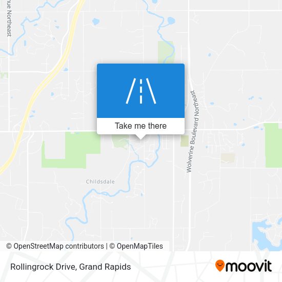 Rollingrock Drive map