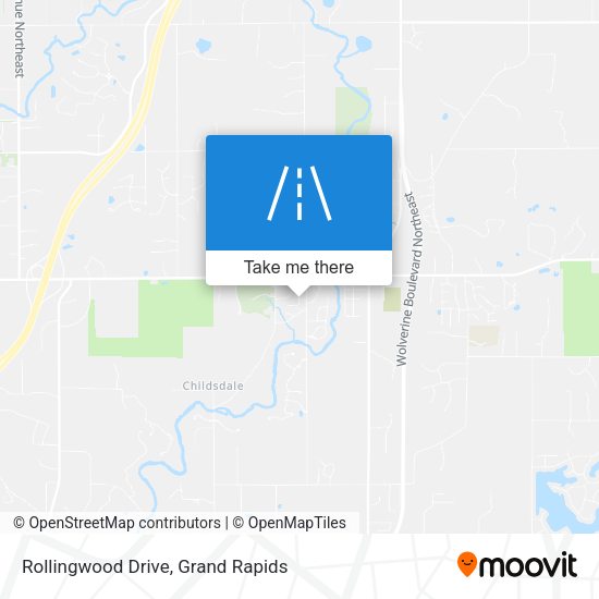 Rollingwood Drive map