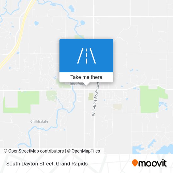 South Dayton Street map