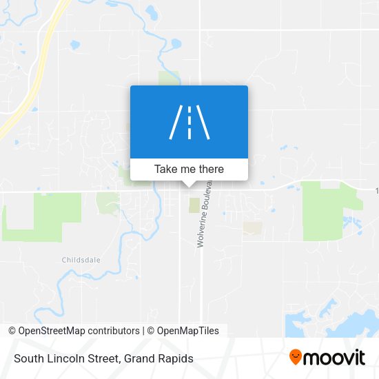 Mapa de South Lincoln Street