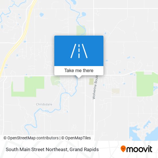 South Main Street Northeast map