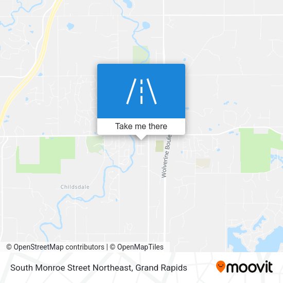 Mapa de South Monroe Street Northeast