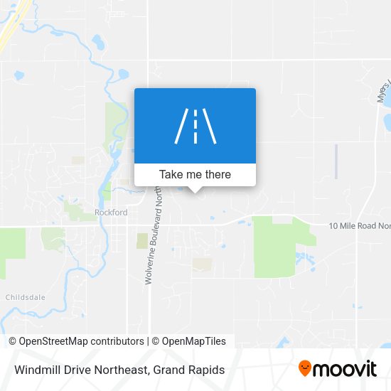 Mapa de Windmill Drive Northeast