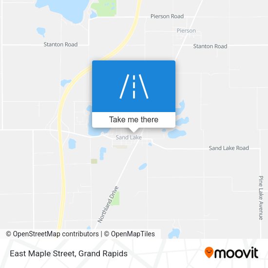 East Maple Street map