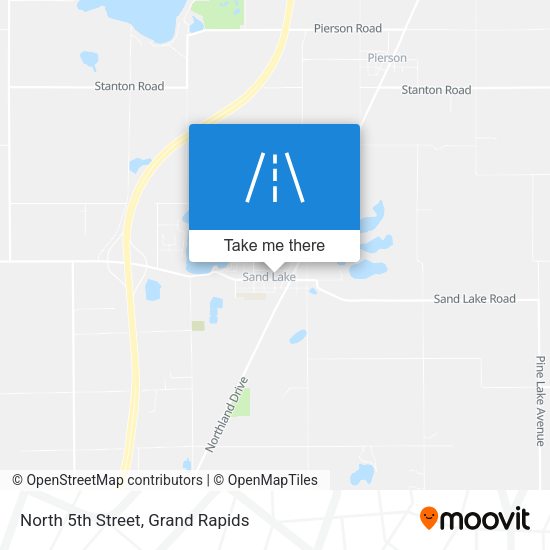 Mapa de North 5th Street