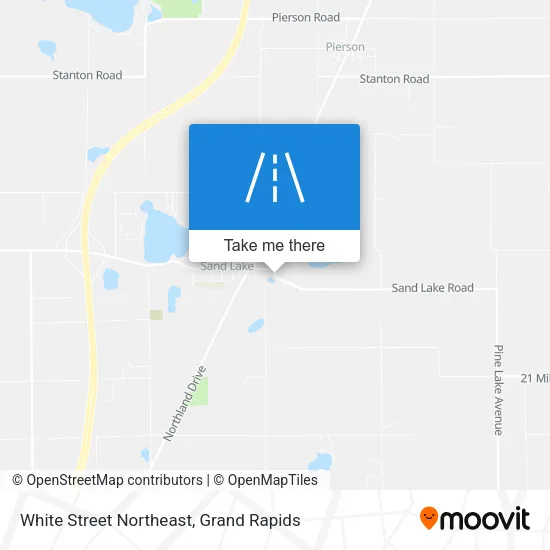 White Street Northeast map
