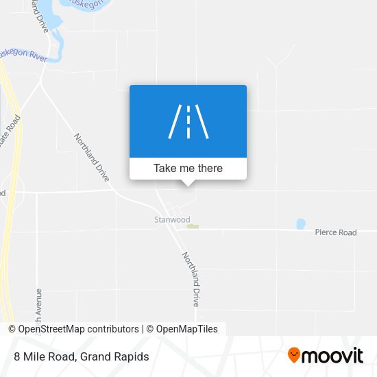 Mapa de 8 Mile Road