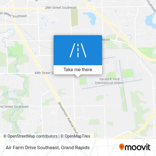 Air Farm Drive Southeast map