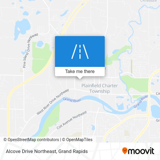 Mapa de Alcove Drive Northeast