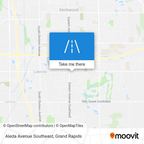 Aleda Avenue Southeast map