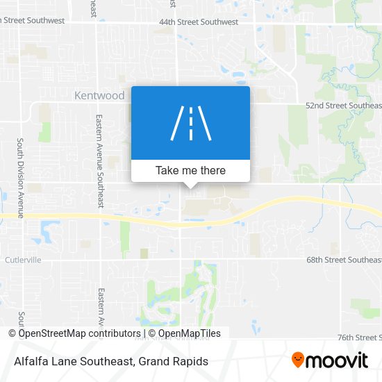 Alfalfa Lane Southeast map