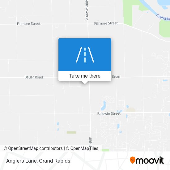 Mapa de Anglers Lane