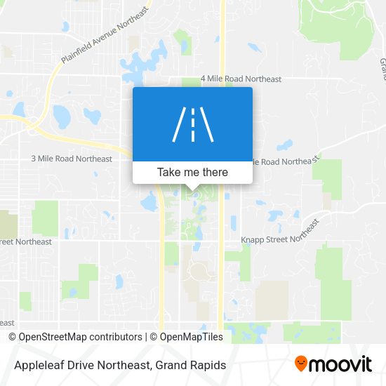 Mapa de Appleleaf Drive Northeast