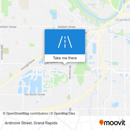 Ardmore Street map