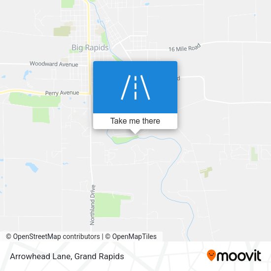 Arrowhead Lane map