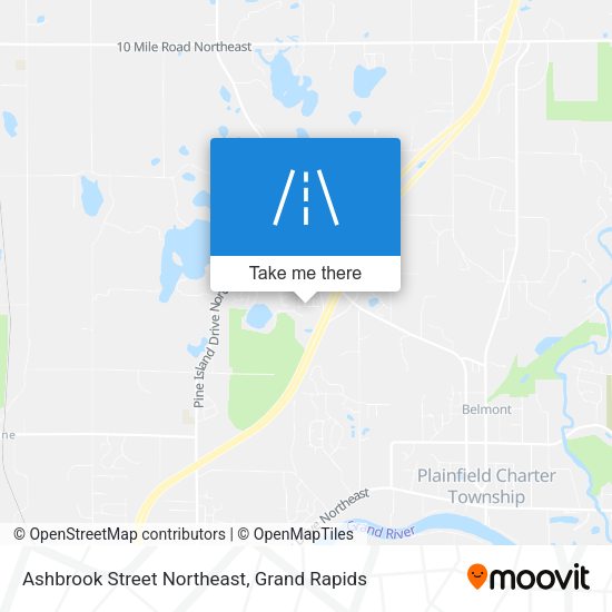 Mapa de Ashbrook Street Northeast