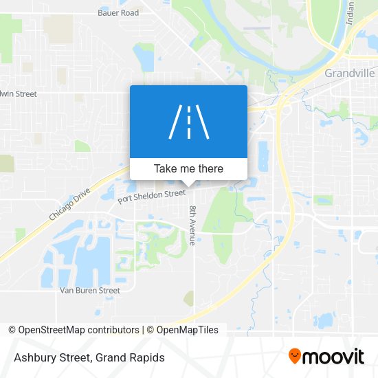 Mapa de Ashbury Street