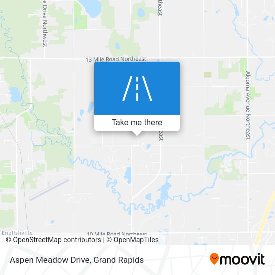 Aspen Meadow Drive map