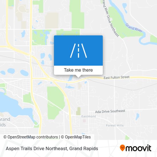 Aspen Trails Drive Northeast map