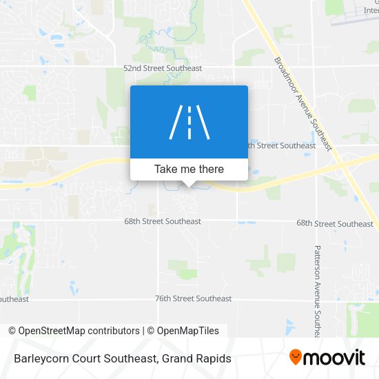 Barleycorn Court Southeast map