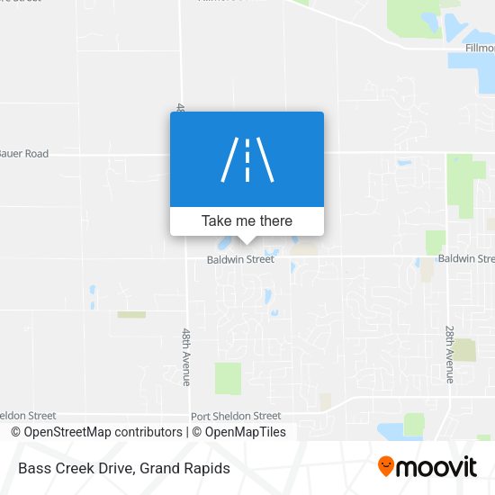 Mapa de Bass Creek Drive