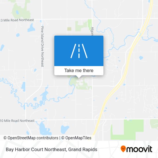 Bay Harbor Court Northeast map